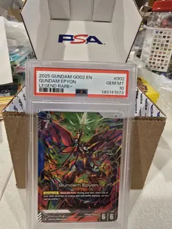 Gundam Epyon (LR+) GD02-002 - Gundam TCG Card Game - Dual Impact PSA 10 - Image 1