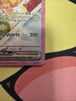 Pokemon TCG Prismatic Evolutions Eevee EX 174 Black Star Promo Card NM - Image 2