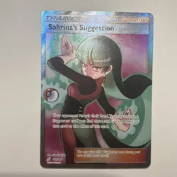 Sabrina's Suggestion 181/181 Team Up 2019 Full Art Holo Rare Pokemon Card TCG - Image 1