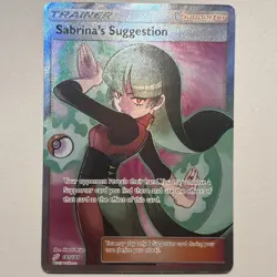 Sabrina's Suggestion 181/181 Team Up 2019 Full Art Holo Rare Pokemon Card TCG - Image 2