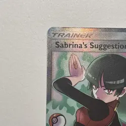 Sabrina's Suggestion 181/181 Team Up 2019 Full Art Holo Rare Pokemon Card TCG - Image 5