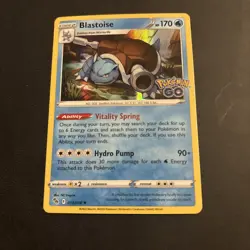 Blastoise 017/078 Pokemon GO Holo - Image 1