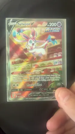 The Pokemon Company Sylveon V 184/203 Evolving Skies Full Art Holo UR ENG - Image 2