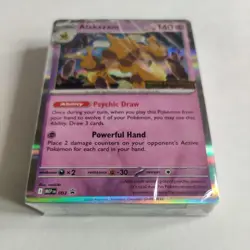 Alakazam MEP 003 - Mega Evolution Stamped, SEALED Prerelease Pokemon Promo - Image 2