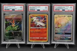 PSA 9 Pokemon Card Lot Victini Reshiram Whimsicott GX Secret Rare - Image 1