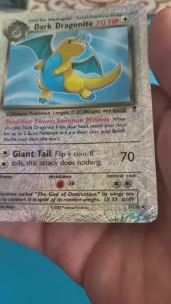 Pokemon TCG Dark Dragonite 5/110 pokemon legendary collection Reverse Holo EN - Image 2