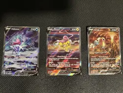 Pokemon TCG Crown Zenith Galarian Gallery Suicune V Raikou V Entei V Holo - Image 1
