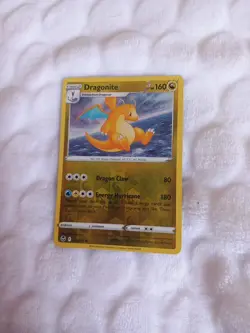 Pokemon TCG Dragonite Sword & Shield - Silver Tempest 131/195 Holo Holo Rare - Image 1