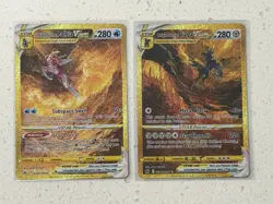 Pokemon Crown Zenith Origin Forme Palkia/Dialga VSTAR Holo Eng 2023 GG67 GG68 - Image 1