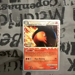 Pokemon TCG Typhlosion Heart Gold Soul Silver World Champ 2011 Singles 110/123 - Image 1