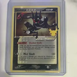 Pokemon TCG Greninja Star SWSH144 Holo Promo Sword & Shield English 2021 130HP - Image 1