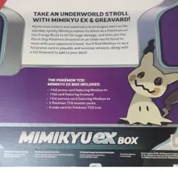 Pokemon TCG Mimikyu EX Box Greavard Promo - Image 2