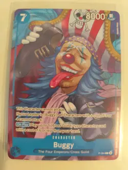 P-084 Buggy Promo Alt Art Card One Piece TCG Card Game UK Seller Full Art - Image 1