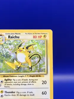Raichu 14/102 Base Set Holo Rare Pokemon Card 1999 WOTC TCG Vintage Pokemon - Image 5