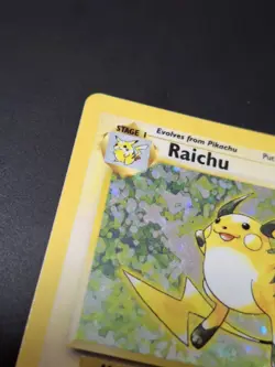 Raichu 14/102 Holo Rare Base Set - Pokemon Card TCG WOTC MP - Image 4
