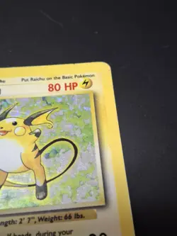 Raichu 14/102 Holo Rare Base Set - Pokemon Card TCG WOTC MP - Image 5