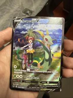 Serperior V TG13/TG30 Trainer Gallery Brilliant Stars NM Pokemon Card - Image 1