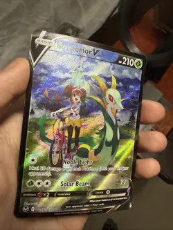 Serperior V TG13/TG30 Trainer Gallery Brilliant Stars NM Pokemon Card - Image 2