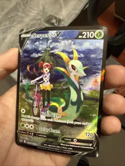 Serperior V TG13/TG30 Trainer Gallery Brilliant Stars NM Pokemon Card - Image 3