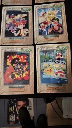 Pokemon Jumbo Cardass Adventure Digest Part 1 Complete Set NM Jumbo Card - Image 5
