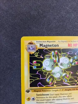 1st Edition Magneton 26/62 Fossil Non-Holo Vintage Pokemon Card WOTC Rare - Image 3
