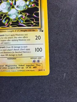 1st Edition Magneton 26/62 Fossil Non-Holo Vintage Pokemon Card WOTC Rare - Image 5