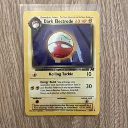Dark Electrode - 34/82 - Near Mint - Team Rocket - Pokemon Card - WOTC - Image 1