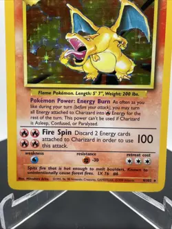 Charizard 4/102 Base Set Holo Rare 1999 WOTC Pokemon Card - Image 3