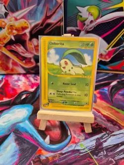 Chikorita Expedition Card 100/165 Regular Common Pokemon TCG B136 - Image 1