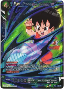 Dragon Ball Super Card Game Pan, Proudest Daughter Super Rare Foil Card - Image 1