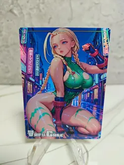 Cammy White Trading Card Waifu Goddess Story Anime Girl holo Karte Manga Full - Image 1