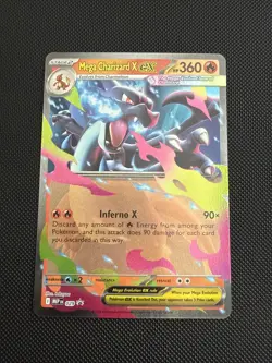 Mega Charizard X EX MEP 029 Pokemon Black Star Promo NM Near Mint - Image 1