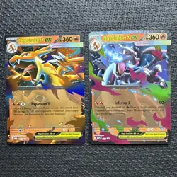 Pokemon Card Mega Charizard ex X MEP 029 and Y MEP 030 Black Star Promo Nm - Image 4