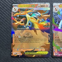 Pokemon Card Mega Charizard ex X MEP 029 and Y MEP 030 Black Star Promo Nm - Image 5