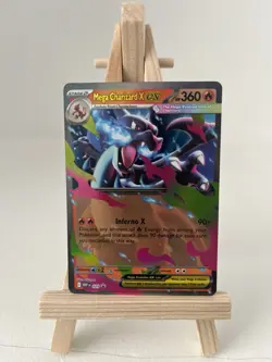 2025 Mega Charizard X EX 029 Mega Evolution Black Star Promo Pokemon TCG Card NM - Image 1