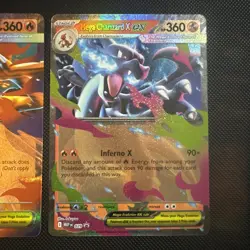 Pokemon TCG Mega Charizard ex X MEP 029 and Y MEP 030 Black Star Promo NM - Image 2