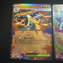 Pokemon TCG Mega Charizard ex X MEP 029 and Y MEP 030 Black Star Promo NM - Image 3