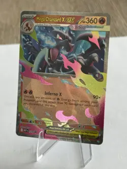 Mega Charizard X ex 029 ME Mega Evolution Promo Pokemon EX Ultra Rare NM 🔥 - Image 3
