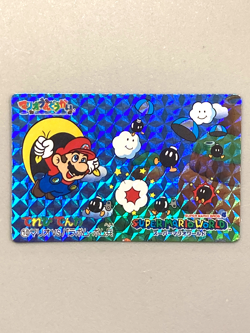 Mario vs Parabomb - 10 - Super Mario World Nintendo Card Japanese - Image 1