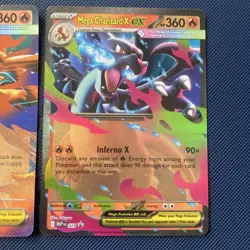 Pokemon TCG Mega Charizard ex X MEP 029 and Y MEP 030 Black Star Promo NM Bundle - Image 3