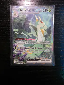 Pokemon TCG Serperior EX Sir 164/086 Black Bolt English Card Near Mint Condition - Image 1