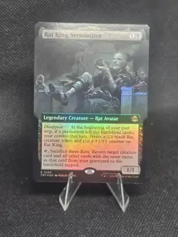 Rat King, Verminister - 0266 - R - Foil - Extended - TMNT - MTG - NM - Image 1