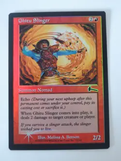 MTG - FOIL - Ghitu Slinger - Urza's Legacy - (ULG) - NM - Image 1