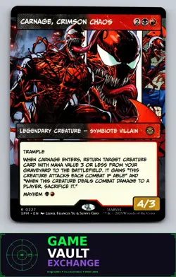 Marvel's Spider-Man Carnage, Crimson Chaos (Borderless) Lightly played - Image 1