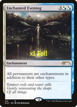 MTG Foil Secret Lair Drop SLD Enchanted Evening MINT - Image 1