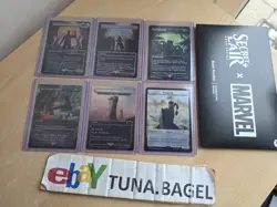 Black Panther Rainbow Foil Edition Secret Lair Drop Marvel Magic The Gathering - Image 1