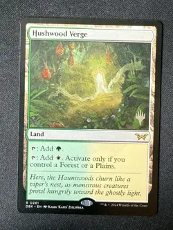 Hushwood Verge - Duskmourn PROMO (MTG) NM - Image 1