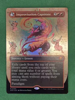MTG - Improvisation Capstone (Borderless) #294 (Foil) Secrets of Strixhaven - Image 3