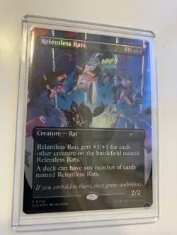 Relentless Rats Secret Lair (0756) Foil MTG Near Mint Magic: the Gathering - Image 3