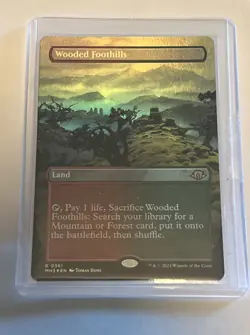 Wooded Foothills (Borderless) Modern Horizons 3 Foil - Image 1
